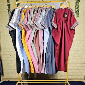 Baju Gamis Anak Perempuan Ziva Kaftan List Renda Mewah Prada Peplum Umur 8 9 tahun