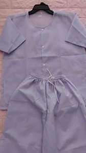 ชุดขาวจำศีล ชุดจำศีลผ้าป่าน ชาย-หญิง (ชุดเครื่องประดับ)