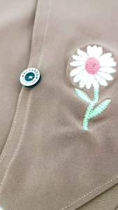 (COD) Segitiga Instan Starla "Baby" // Hijab Bayi Jilbab Anak Pastan Kancing Kerudung Bordir Bunga