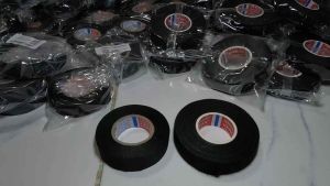 เทปผ้ากาวพันสายไฟรถยนต์ คุณภาพสูง เทปพันสายไฟทนความร้อน มาตรฐานยุโรป กว้าง 19 มม. ยาว 15 เมตร