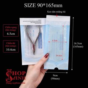 (200cái/Hộp) Size lớn TÚI ĐỰNG DỤNG CỤ đựng kiềm túi ép nhiệt có keo dán sẵn mặt ngoài bằng nhựa CPP Duy Linh Shop.