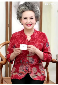 TM 0005 Blouse Wishing cheongsam cny imoprt