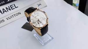 ĐỒNG HỒ NAM CHÍNH HÃNG Bulova 97A150 Automatic Rose Gold Case Open Heart Brown Leather For Men