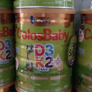 (Tích app Vitadairy) Lon Sữa non Colosbaby Gold D3K2 lon 800g sữa bột giúp tăng cường đề kháng chắc khỏe hệ xương