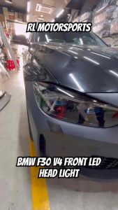 BMW F30 2013 - 2018 to Ver.2 G20 style front led headlamp headlight head lamp fog light bodykit body kit