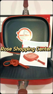 HOT PRODUCT [COD] Happy-Call Double Pan original JUMBO SIZE Made in KOREA / Pan Bolak Balik-Double Side Pan-32 CM / Free Karet Cadangan