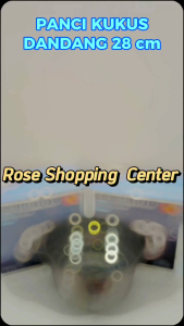 Panci Kukus Serbaguna Steamer Langseng Dandang Stainless Steel Tutup Kaca Untuk Dimsum MPASI 28 CM