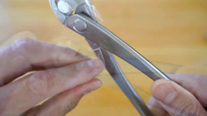 Alat Bonsai Catok Bonsai Miring Cembung Small Ryuga Stenlis RS 13 ukuran 18 cm