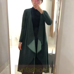 Kardigan Panjang Wanita Muslim Layer Murah