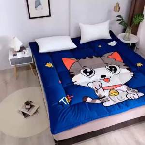 ท็อปเปอร์ 6 ฟูต (TOPPER) โดย ROULISI 🌈 ลายการ์ตูนน่ารักๆ เบาะเสริมที่นอน ด้านในใยสังเคราะห์ เนื้อผ้า หนา นุ่ม มาก