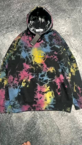 Hoodye stone tripking Sandwash full prin tag &label