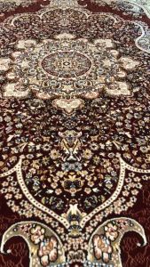พรมเปอร์เซีย 🇹🇷พรมตุรกี 🇹🇷พรมนำเข้า annas KS VISCOSE ART 100% ขนาด 1.60x2.30 เมตร พรมทอแท้ๆ สีแดง