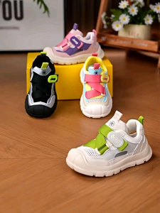 MÃ C28 Dép Bé Trai Đi Học Dép Quai Hậu Bé Gái Dép Đi Biển Dép Cross Bít Mũi Sz 26-37 Bề Mặt Lưới Thoáng Khí Hàng QC