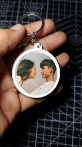 Cetak Gantungan Kunci Custom Bolak Balik / Cetak Ganci 2 Sisi / Ganci 2 Muka