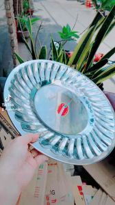 Dĩa tròn nox bông lớn làm bò né đựng thức ăn Cao Cấp 33cm -Tân Tiến Đạt