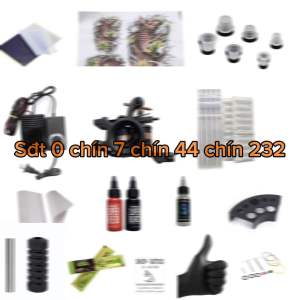 Bộ 1 máy xăm hình trung cấp giá rẻ kèm mực xăm