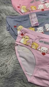 กางเกงในผู้หญิง 10 ตัว 105 บาท ผ้านิ่ม ใส่สบาย 🐰 S-M เอว 12-24 นิ้ว ประมาณ 125 บาท