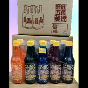【旺旺发达水红色/橙色玻璃瓶套装】RED/ORANGE Colour Fanta Praying Articles 🔆发达水/新年贡品/拜拿督/拜地主/招财进宝/福星高照-拜神专用