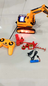 Mainan Mobil Beko Remote anak BATRE CAS