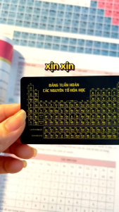 Thẻ Hóa Học - Bảng tuần các nguyên tố hóa học ( dạng thẻ ) nhỏ gọn mới nhất theo chương trình BGD