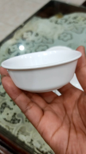 Set 10 bát đựng nước chấm màu trắng bóng nhựa cao cấp việt nhật