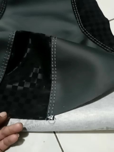 cover kulit jok motor motif Lis catur cantik Aksesori Motor Enzo Vario Scoopy Beat Pcx Nmax - Lazada