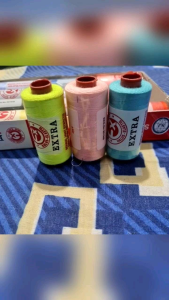 1 PCS BENANG JAHIT MERK EXTRA 100% POLYESTER WARNA (1 PCS PER ORDER)
