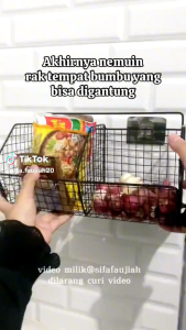 rak bawang rak bumbu dapur keranjang bumbu dapur serbaguna