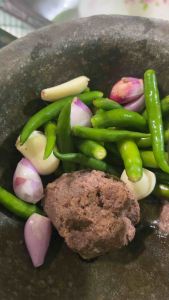 กะปินำ้พริก กะปิกุ้ง กะปิกุ้งแท้ กะปิใต้ พริกแกงใต้แท้นครศรีธรรมราช พริกแกงใต้แท้ครัวคนคอน