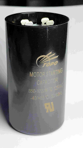 Topo starting capacitor 850-1020uf 125v water pump