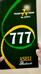 Kaos Oblong Pria 777 Putih Isi 1 Pcs Katun