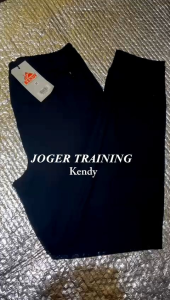 Celana training jogger KENDY polos RIP (lingkar karet) JPN