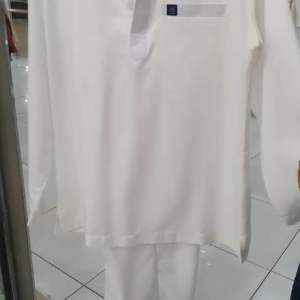 BAJU MELAYU WARNA PUTIH OFF WHITE SLIM FIT | BAJU MELAYU NIKAH PREMIUM