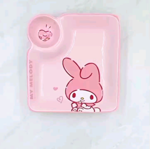 Piring Keramik Import HELLO KITTY / Piring MELODY / Piring SEKAT CINNAMOROLL / Piring MAKAN LUCU