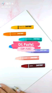 CRAYON JOYKO TITI 12 WARNA OP-12S - OIL PASTEL COLOR KRAYON JOYKO
