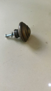 Knob Laci Lemari Meja Kuningan Antik Motif Polos 33 cm 1 Pcs