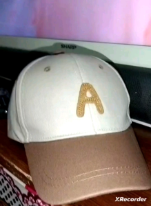 Topi Bisbol Anak Laki & Perempuan 2-7 Tahun Inisial Huruf