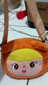 Tas Wanita Selempang Mewah Lucu Handbag Murah Tas Bulu Karakter