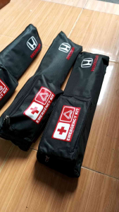 Tas emergency kit p3k dan segitiga pengaman reflektor semua mobil