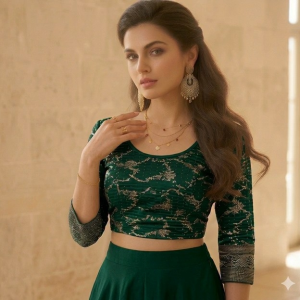 3XL - 6XL Bust 38-54 Readymade Stretchable Saree Blouse