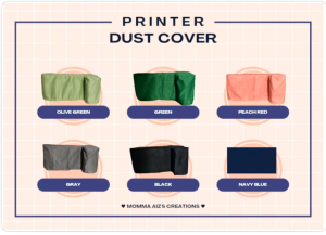 Gartered Printer Dust Cover for PRINTER MODEL DCP 710DW 720DW 615DW