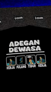 Kaos Desain Unik & Adegan Dewasa: Kaos Katun Combet Terbaru