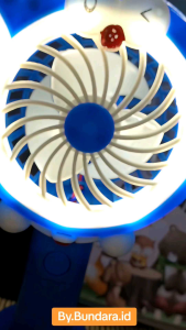 Bundara El-1406 Cantik & lucu ada lampunya Kipas portable genggam fan led