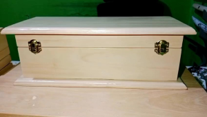 Box kayu/kotak penyimpanan serbaguna dengan ukuran 30×10×10 full kayu