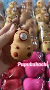 Móc Khoá Capybara/Gấu Dâu Lotso Thổi Bong Bóng Cute Mẫu Mới