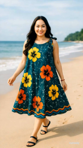 Djingga Batik - Daster Yukensi Payung Baju Tidur Pundak Karet Rayon Adem dan Nyaman