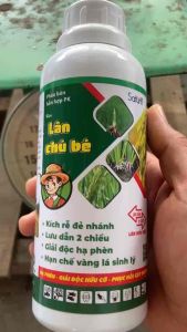 Phân bón Lân 2 chiều PK 500ml Hạ Phèn Giải độc hữu cơ phục hồi cây trồng hạn chế vàng lá.