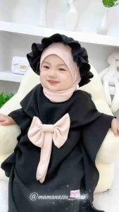 Kaftan Humaira by Zahra Kaftan Bayi bonus hijab topi