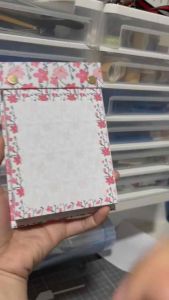 NON ADHESIVE NOTEPAD | PINK FLOWER THEME | A6