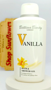 Sữa tắm nước hoa Musk vàng và Vanila của Bettina Barty 500ml của Đức